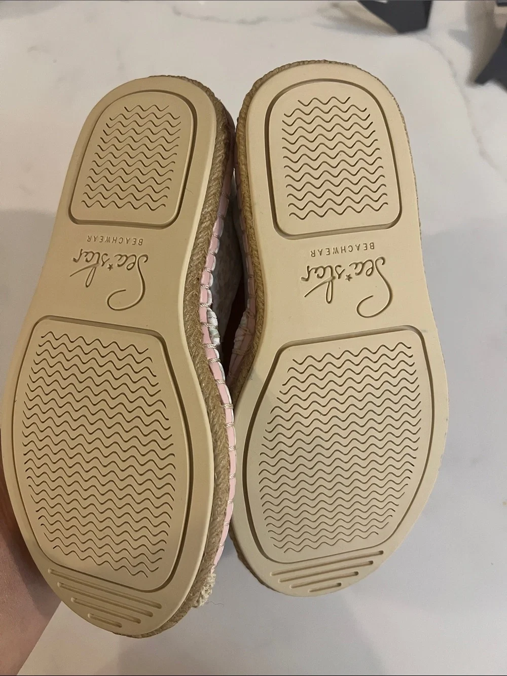 Pink Floral Kids Slip-On Espadrille Slippers